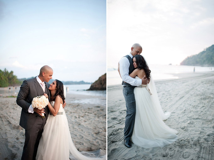 Pink & Gray Beach Wedding | Comfort Studio-10