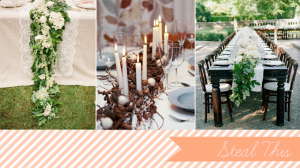 Garland Centerpieces | Glamour and Grace