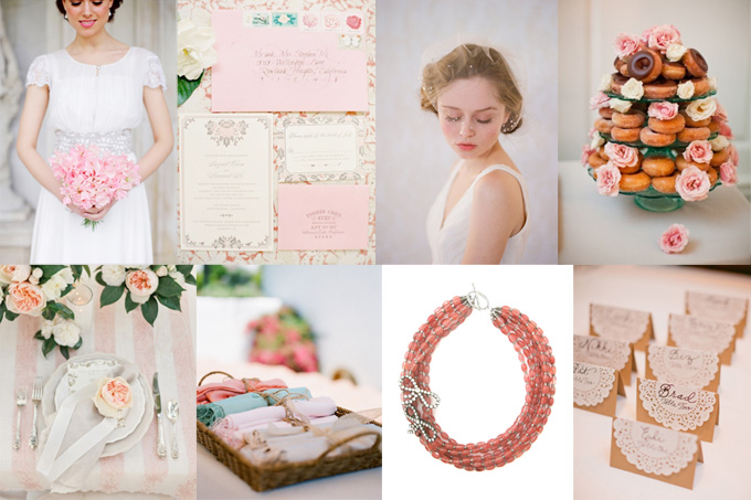 sweet pink wedding inspiration | Glamour & Grace