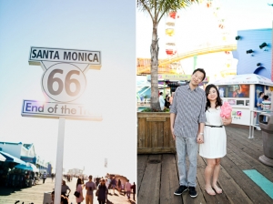 Santa Monica engagement | Lovisa Photo