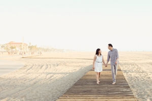 Santa Monica engagement | Lovisa Photo