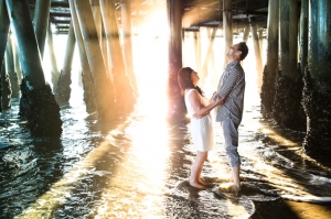 Santa Monica engagement | Lovisa Photo