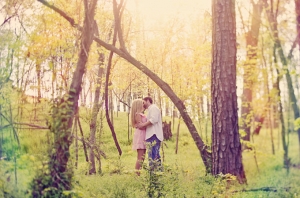 romantic forest engagement | Connection Photography