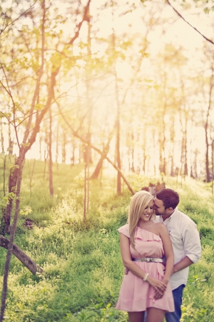 romantic forest engagement | Connection Photography