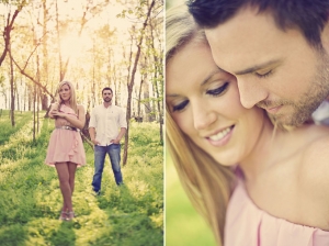 romantic forest engagement | Connection Photography