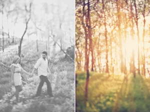 romantic forest engagement | Connection Photography