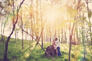 romantic forest engagement | Connection Photography