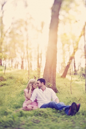 romantic forest engagement | Connection Photography