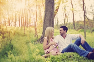 romantic forest engagement | Connection Photography