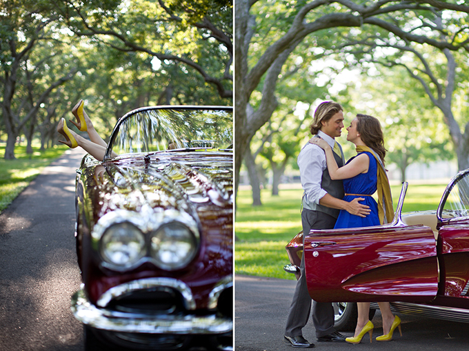 vintage car engagement_Archetype Studio Inc