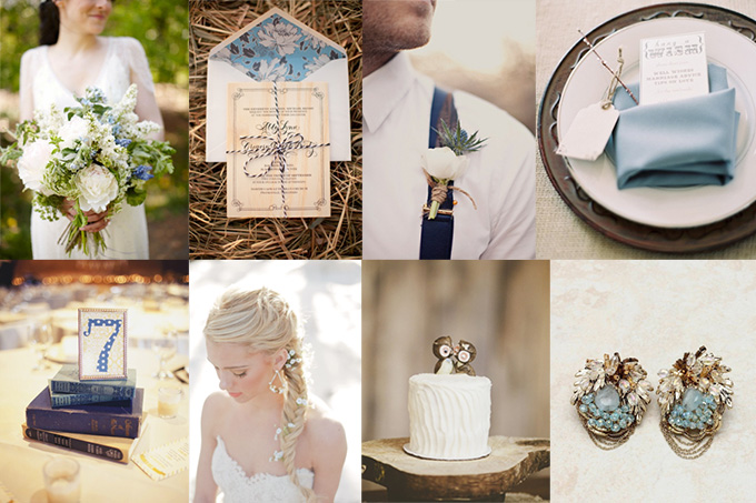 rustic blues | Glamour & Grace