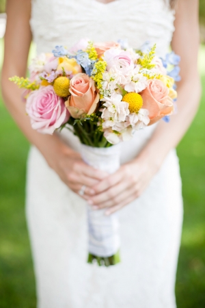 colorful spring wedding | Jen & Chris Creed