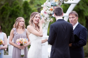 colorful spring wedding | Jen & Chris Creed