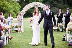 colorful spring wedding | Jen & Chris Creed