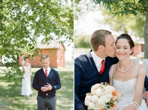 elegant orange summer wedding | Jeff Loves Jessica