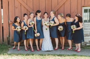 elegant orange summer wedding | Jeff Loves Jessica