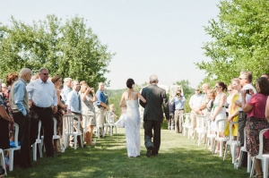 elegant orange summer wedding | Jeff Loves Jessica