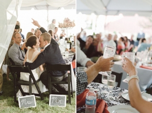 elegant orange summer wedding | Jeff Loves Jessica