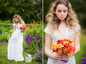 garden bridal shoot | Just For You Photography