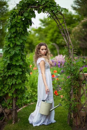 garden bridal shoot | Just For You Photography