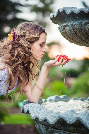 garden bridal shoot | Just For You Photography