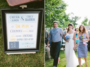 handmade backyard wedding | Brett & Jessica