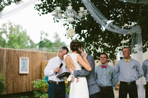 handmade backyard wedding | Brett & Jessica