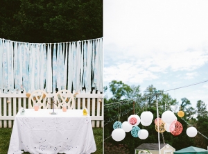 handmade backyard wedding | Brett & Jessica