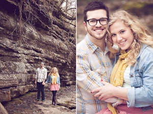 waterfall engagement | Chris and Adrienne Scott Photographers