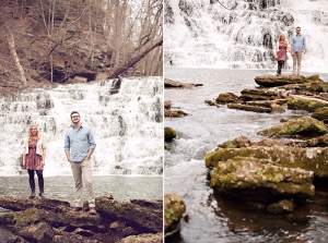 waterfall engagement | Chris and Adrienne Scott Photographers