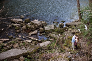 waterfall engagement | Chris and Adrienne Scott Photographers