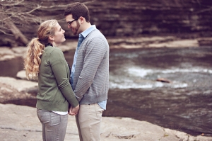 waterfall engagement | Chris and Adrienne Scott Photographers