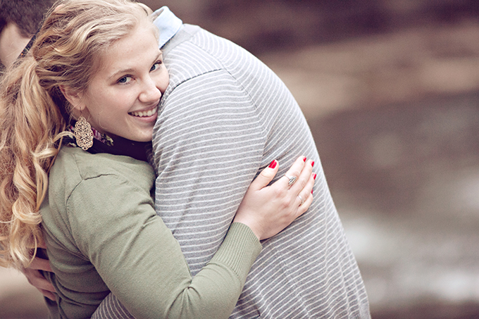 waterfall engagement | Chris and Adrienne Scott Photographers