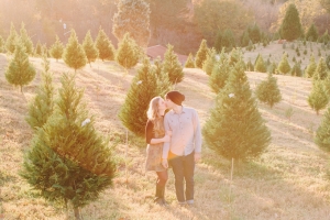 christmas tree engagement | White Rabbit Studios