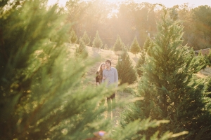 christmas tree engagement | White Rabbit Studios