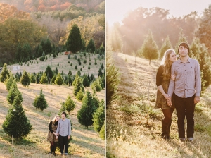 christmas tree engagement | White Rabbit Studios