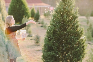 christmas tree engagement | White Rabbit Studios