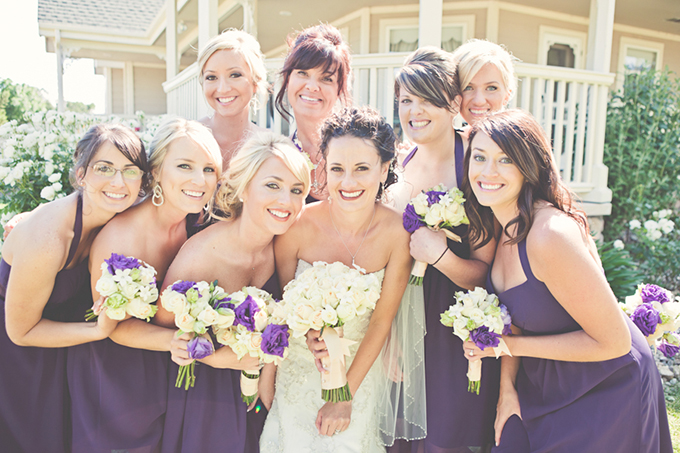 purple shabby chic wedding | Lindsey Gomes
