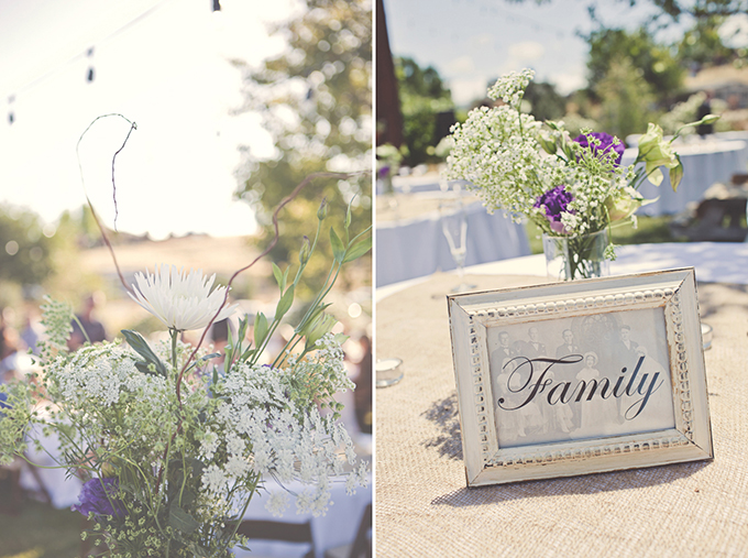 purple shabby chic wedding | Lindsey Gomes
