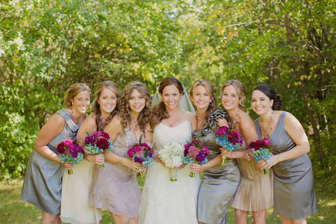 vintage burgundy wedding | Kristin La Voie Photography