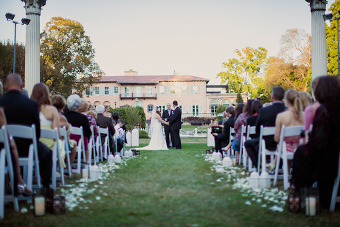 vintage burgundy wedding | Kristin La Voie Photography