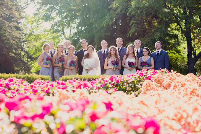 vintage burgundy wedding | Kristin La Voie Photography