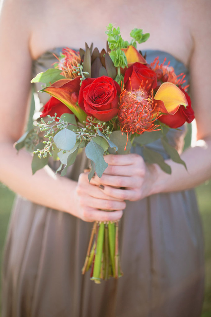 red fall wedding | Luke and Cat Photography