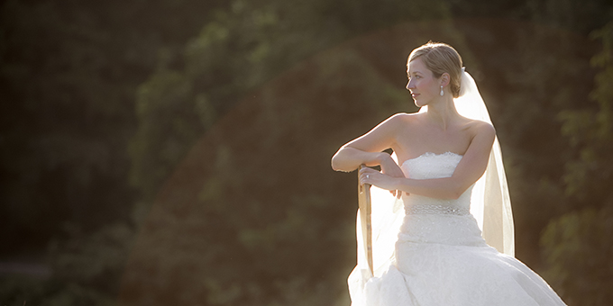 sunset bride | Traci Arney Photography
