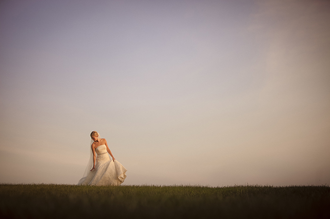 sunset bride | Traci Arney Photography