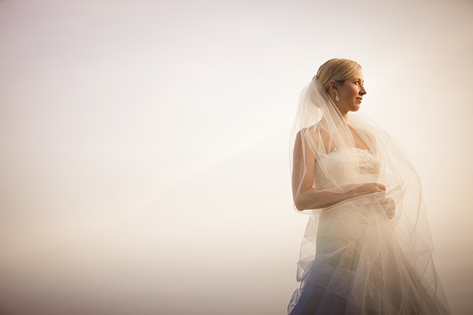 sunset bride | Traci Arney Photography
