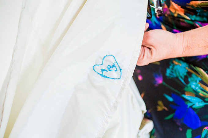 colorful DIY wedding | Meet the Burks