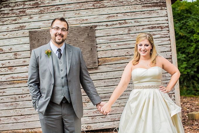 colorful DIY wedding | Meet the Burks