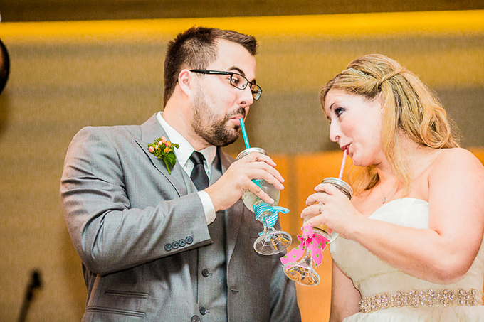 colorful DIY wedding | Meet the Burks