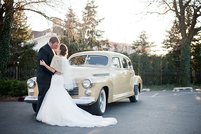 hot pink glam winter wedding | Amanda Megan Miller Photography